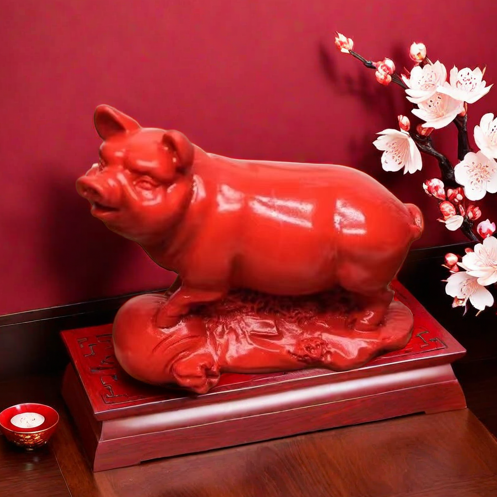 朱砂十二生肖桌面小摆件鼠牛虎兔龙属蛇属相马羊猴鸡狗猪三合贵人,餐饮具,茶宠摆件,淘宝优惠券,粉丝福利购,淘宝优惠卷
