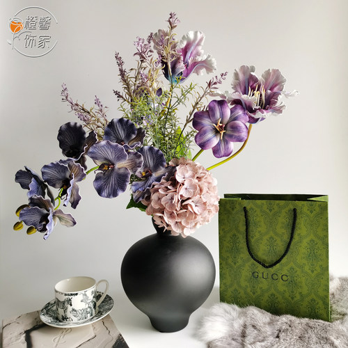 仿真花束法式轻奢客厅餐桌假花