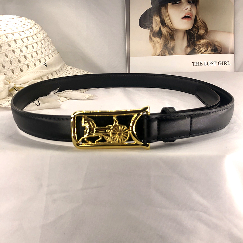 皮带真皮女简约百搭时尚复古