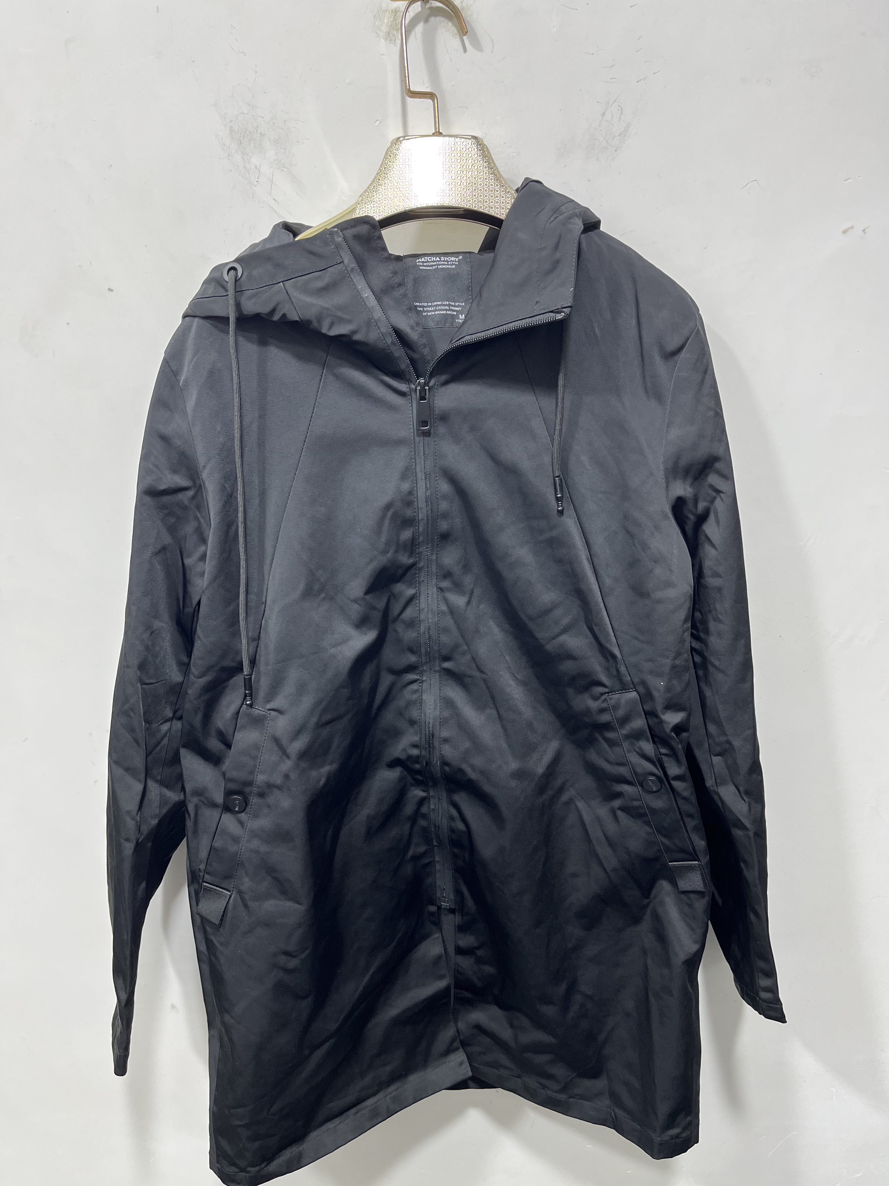 亏本清货加肥加大码男装加厚防风风衣宽松潮牌休闲上衣连帽外套