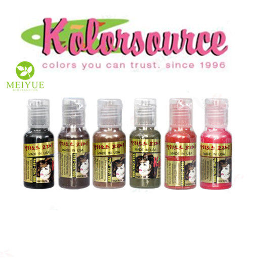 韩式半永久材料高级KOLORSOURCE美国进口色料纹绣色素色乳