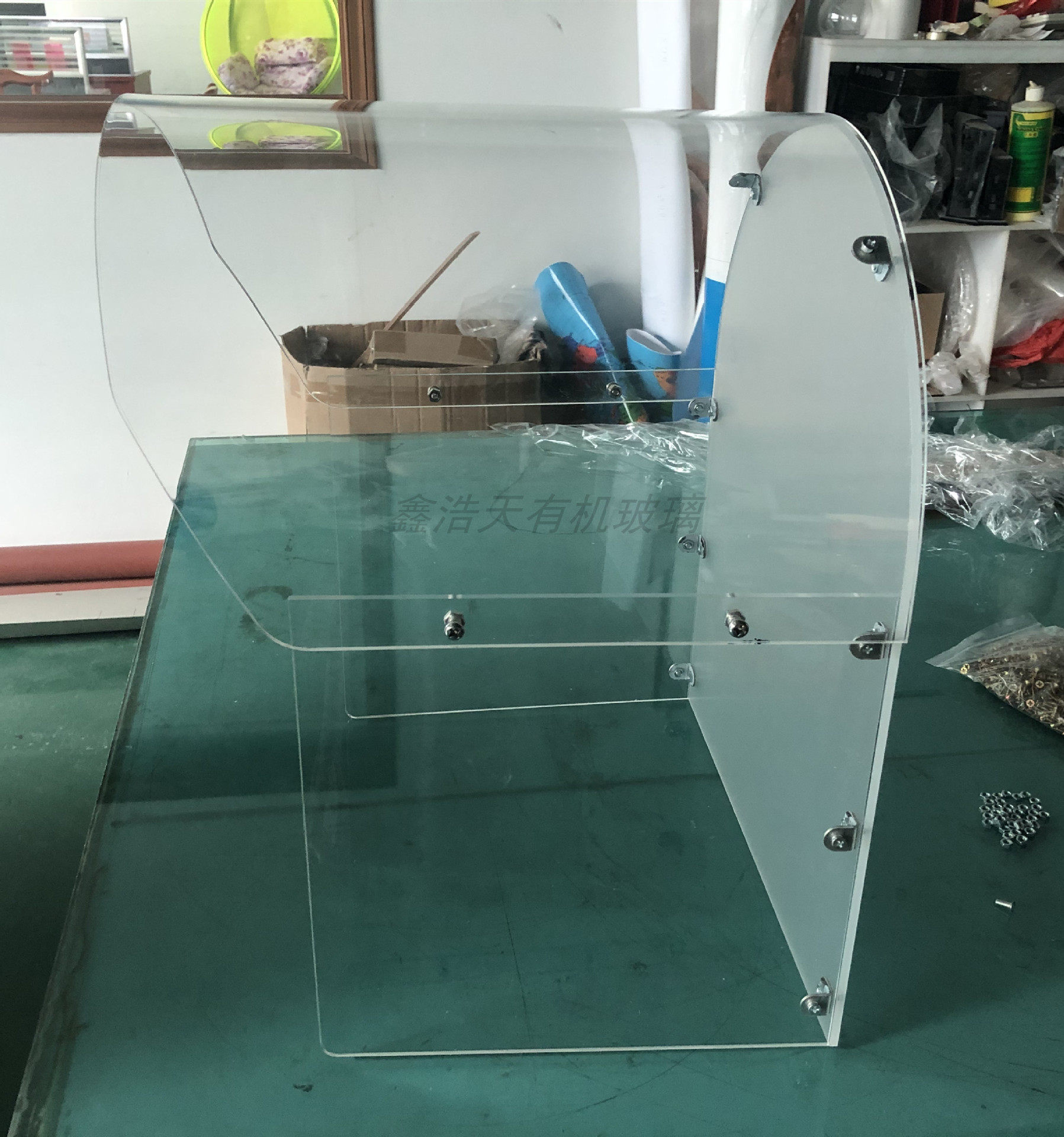 亚克力电话亭汽车充电亭燃气机防尘罩室外防风防嗮罩