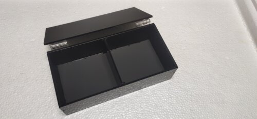黑色亚克力盒子PMMA有机玻璃定制透明板展示加工零切diy2345810mm