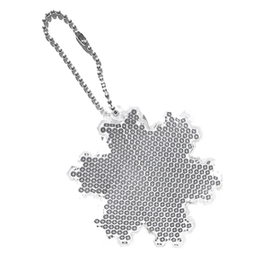 小萨反光亚克力挂件学生书包挂件反射器警示放学散步自行车旅行箱