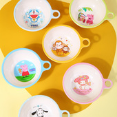 五和单耳碗儿童餐具家用宝宝卡通碗餐厅吃海底捞饭1 4岁婴幼儿碗