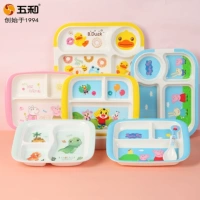 Стульчик для кормления, обеденная тарелка, мультяшная посуда для кормления для прикорма