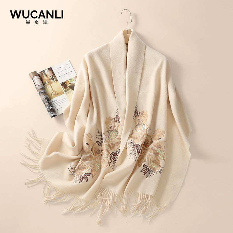 羊毛围巾礼盒生日礼物女生送妈妈婆婆女老师中秋送长辈实用礼品