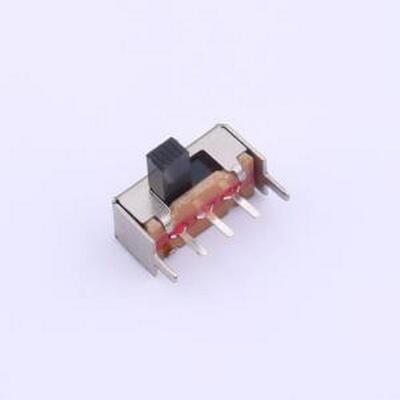 HX SK12F14G5 滑动开关 拨动开关 卧式两档拨动,单排3PIN脚+2固定