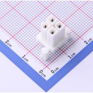X9357WV-2x02S-N0SW 线对板/线对线连接器 2x2P 间距:4.2mm 直插