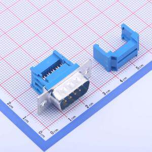 X0809WT7BL1 D-Sub/DVI/HDMI连接器 D-Sub 公 P数:9P 三件套 原装