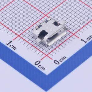 920-F52A2021S10107 USB连接器 Micro-B 母座 沉板 沉板式1.0有边