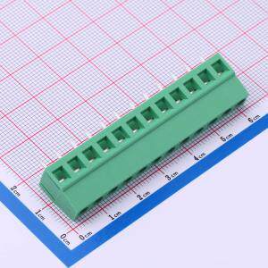 MX128-5.08-12P-GN01-Cu-Y-A 螺钉式接线端子 5.08mm 排数:1 每排