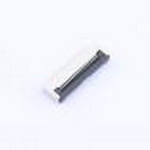 0.5-22P XJH2.0 043 FFC/FPC连接器 间距:0.5mm P数:22P 翻盖式