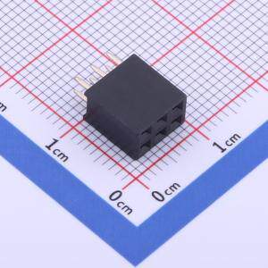 FH-00517 排母 间距:2.54mm 2x3P 直插 原装现货