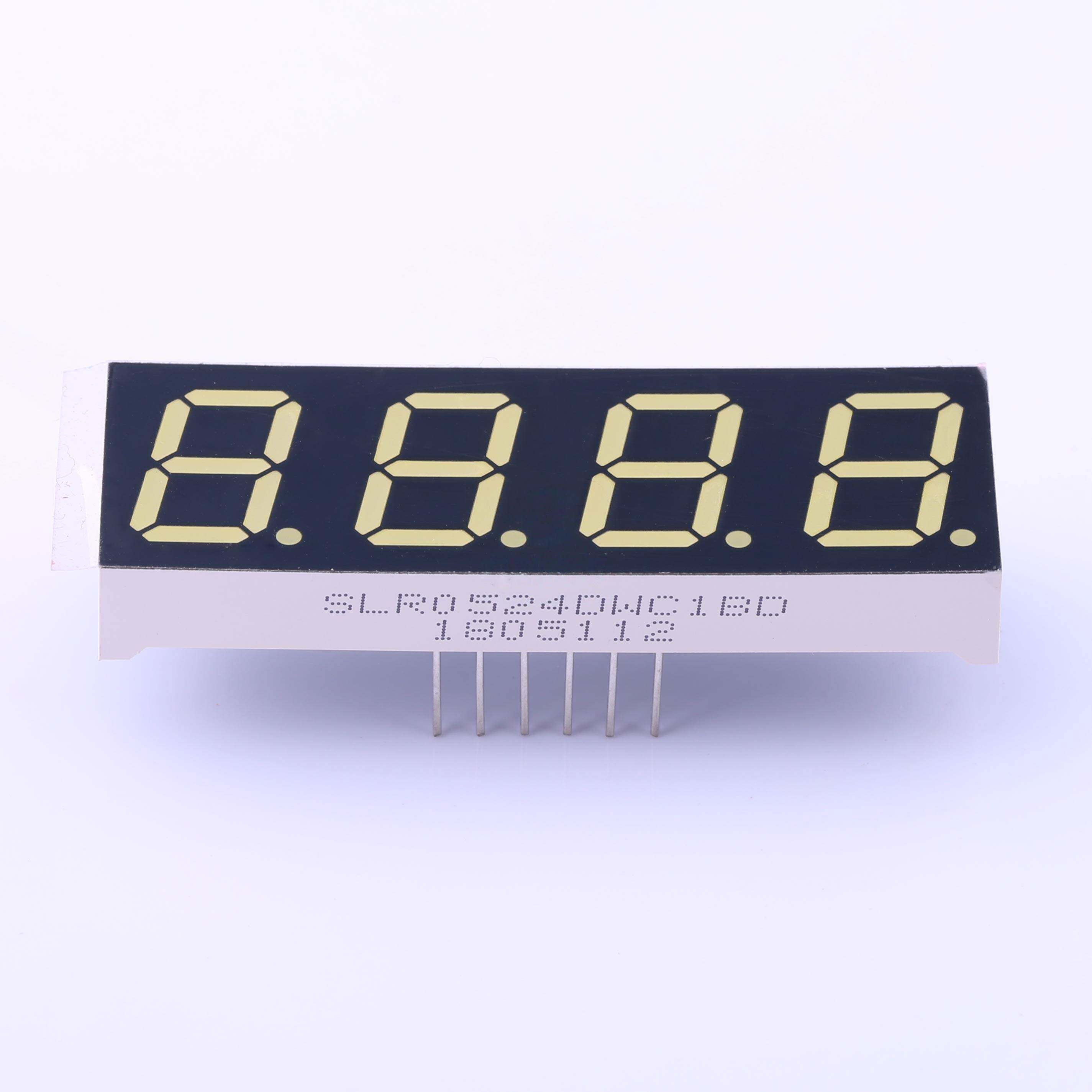 SLR0524DWC1BD (0.52英寸,四位,白光,共阴LED数码管,插件) 原装现怎么看?