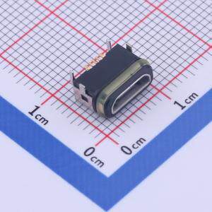 920-A64A2051S101A2 USB连接器 Micro-B 母 卧贴 防水L6.1端子SMT