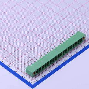 DB2EVM-3.81-18P-GN 插拔式接线端子 3.81mm 1x18P 排数:1 每排P