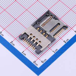 MUP-M619-2 SD卡连接器 MicroSD卡(TF卡) 卡座 二合一 原装现货