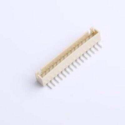 HCZZ0139-15 线对板/线对线连接器 1x15P 间距:2.54mm 弯插 系列: