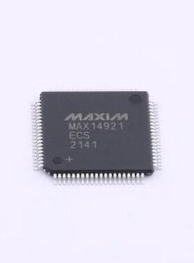 MAX14921ECS+T 电池管理 MAX14921ECS+T TQFP-80(12x12) 原装现货
