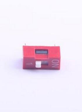 DSWB01LHGET 拨码开关 红色宽体1位顶拨插件 插件 原装现货