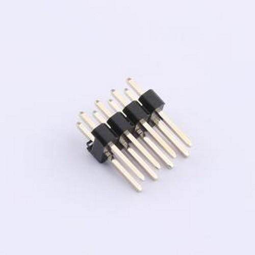 P125-1204A0BS116A1 排针 2x4P 间距:2.54mm 方针 直插 插件,P=2.