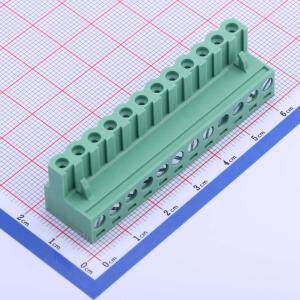 JL2EDGK-50812G01 插拔式接线端子 2.54mm 1x12P 排数:1 每排P数:
