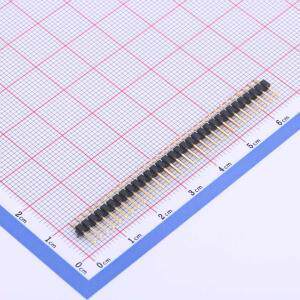X4611WRS-32I-C40D28 排针 间距:2mm 1x32P 卧贴 方针 原装现货
