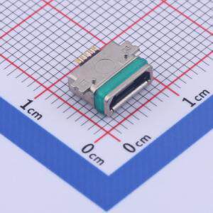 920-A64A2091S101A3 USB连接器 Micro-B 母 卧贴 防水L6.35超薄有