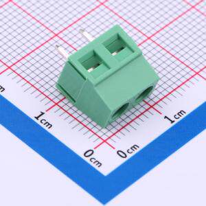 MX127-5.0-GN01-02P-Cu-Y-A 螺钉式接线端子 5mm 1x2P 排数:1 每