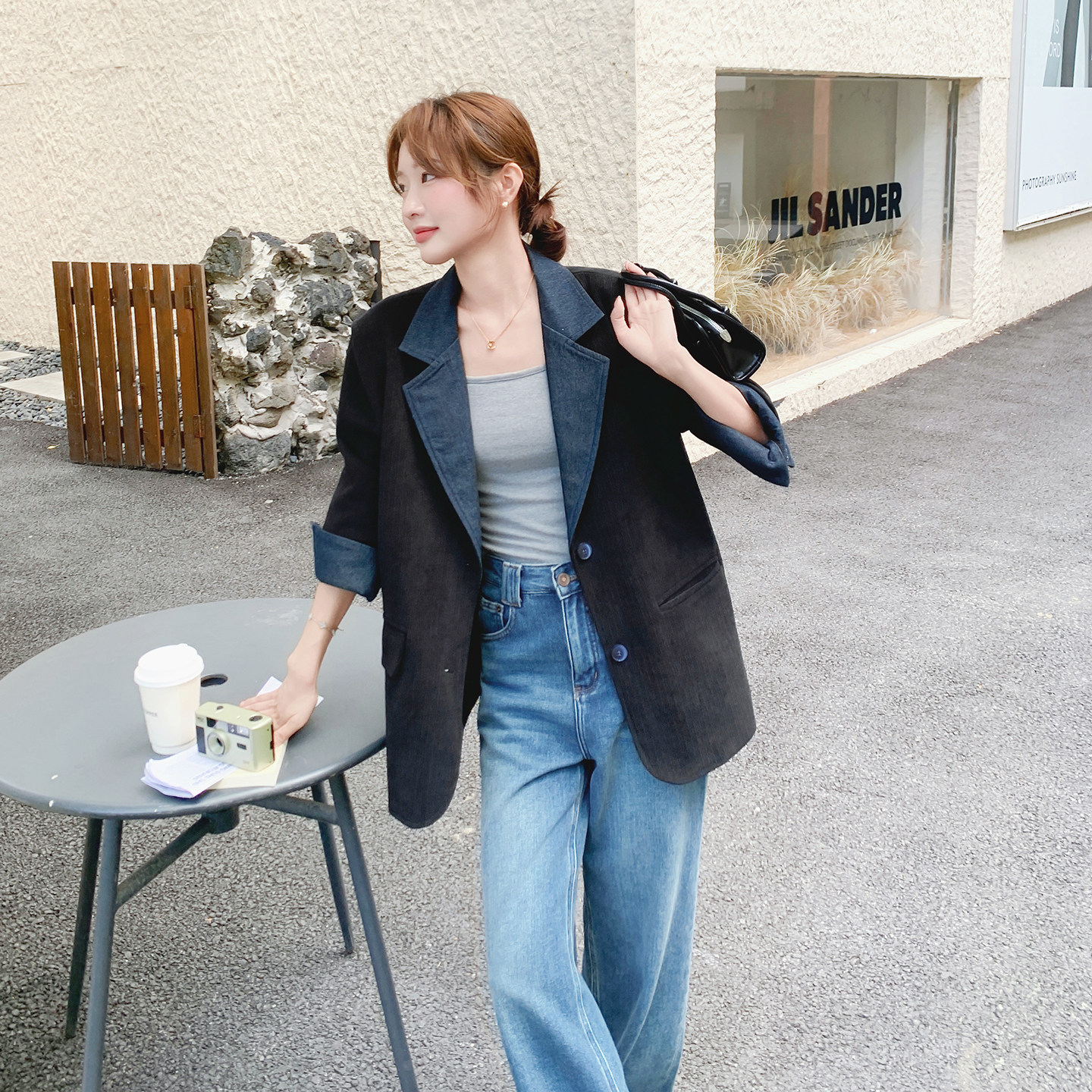 黑色通勤职业小西装外套女春2026新款韩版今年流行小个子休闲西服