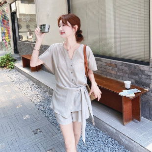 268 两件套248 C325V领衬衫 短裤