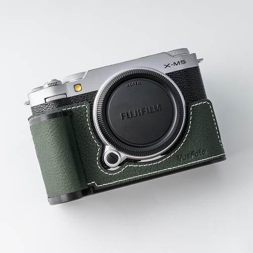 VUEFOTO威富途适用富士XM5真皮保护套FUJIFILM X-M5手柄皮套xm5