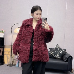 （299不退换联系客服下单）年前清货！托斯卡纳羊毛外套皮毛一体