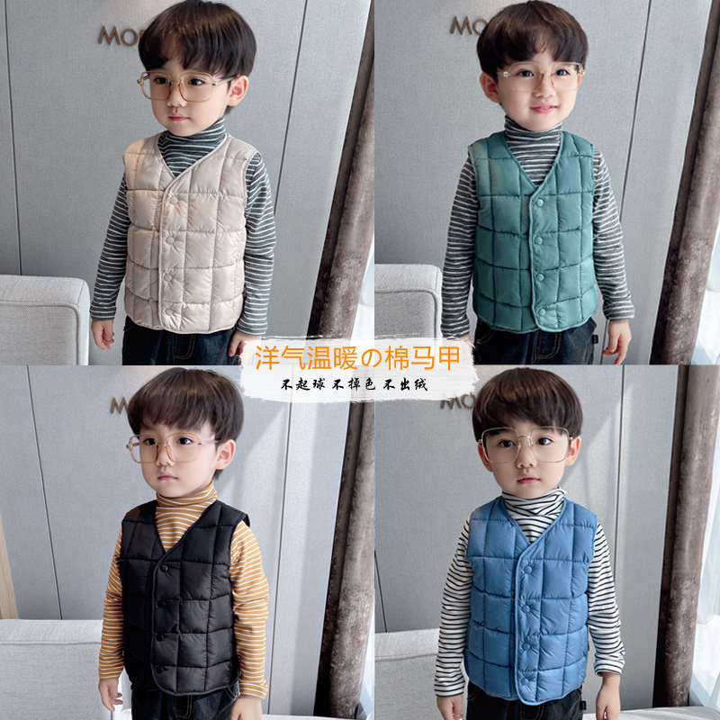 秋冬款加厚保暖洋气羽绒棉童装