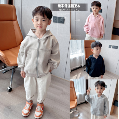 儿童秋装新款拉链外套