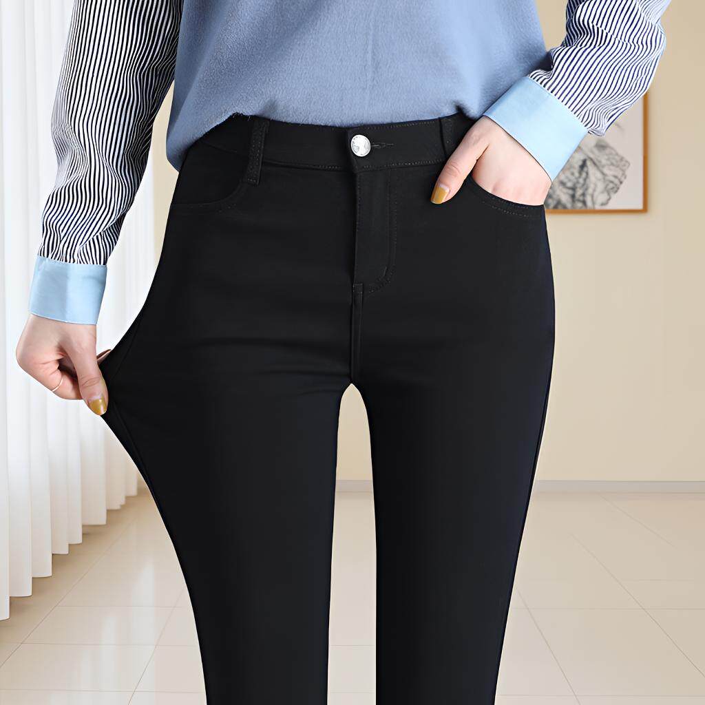 小个子打底裤女2026春季薄外穿配靴子高腰显瘦紧身弹力小脚裤九分