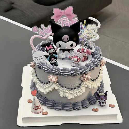 儿童生日蛋糕装饰摆件插件
