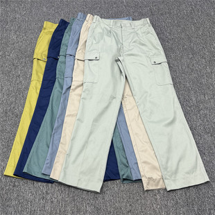 经典 棉质面料防静电直筒休闲长裤 长裤 裤 户外耐磨工装 年底清仓男士