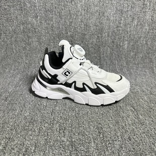 春季新款儿童双网运动鞋男童休闲鞋女童跑步鞋中大童老爹鞋