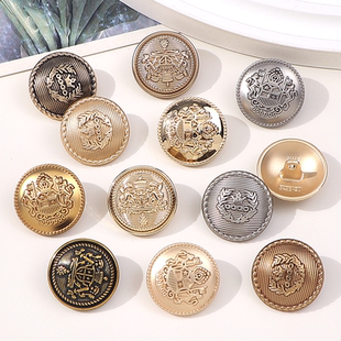 金属高端小香风纽扣毛呢大衣羊绒外套毛衣风衣精致装饰大号扣子