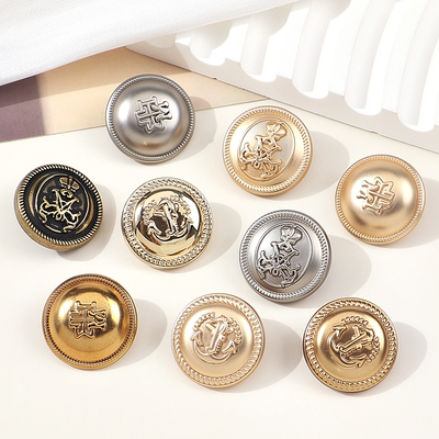 金属高端小香风大号圆形装饰纽扣