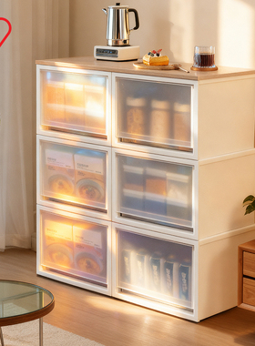 爱丽思抽屉式收纳柜飘窗台面储物箱家用塑料盒加厚衣柜斗柜爱丽丝