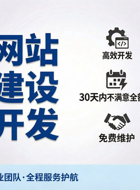 企业官网定制模版制作外贸独立站搭建建站做网站建设网页设计全包