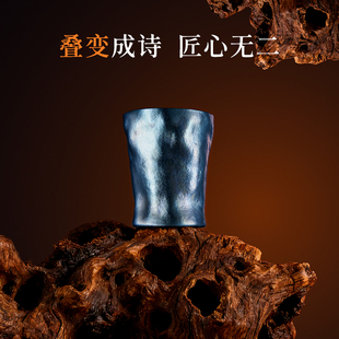 【官方正品】飞剑纯钛水杯双层隔热咖啡杯轻奢高颜值礼物纯钛杯子