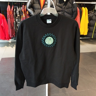 Puma/彪马男装新款运动时尚圆领休闲套头衫卫衣 533677-01-02-28