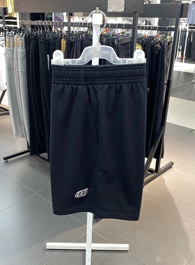 斯凯奇女裤新款运动休闲透气跑步训练五分短裤L122W057-P223W076