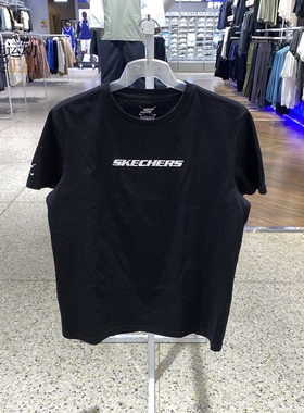 Skechers/斯凯奇男女新款休闲透气圆领短袖T恤P224U062-L224U080