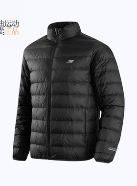 Skechers/斯凯奇男子新款轻薄款保暖短款立领运动羽绒服P322M045