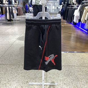 Puma/彪马女裤2025夏新款纯棉针织透气运动休闲短裤633083-01-87